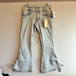Love Trend Girls Jeans Flared Size 7 - Picture 1 of 6