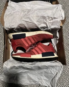 Adidas NMD R1 shoes Red Boys Size 7 - Picture 1 of 16