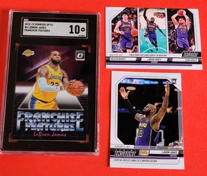 LUKA DONCIC LAKERS CARD #1/603 + LEBRON JAMES SGC 10 GEM +40 AT 40 INSTAN #1/641 - Picture 1 of 8