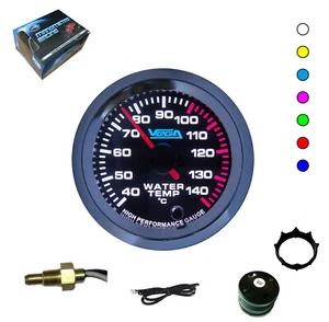 ► Vega® Hochpräzises Manometer Wassertemperatur 40-140°C 7 Farben 52mm ◄ - Bild 1 von 7