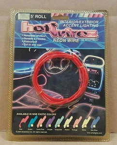 StreetGlow EL5RD 5ft 12volt Neon Red Wire Light NEW IN PACKAGE with Instructions - Picture 1 of 2