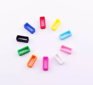 New Soft Silicon Rubber Watch Band Strap Loop Holder Locker 14mm-24mm - Picture 1 of 16