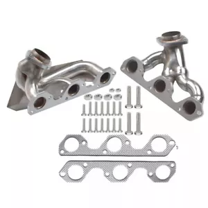 For Jeep Wrangler JK 3.8L V6 2007- 11 Stainless Shorty Manifold Header w/Gasket - Picture 1 of 6