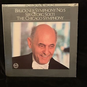 BRUCKNER Symphony #5 - GEORG SOLTI - Chicago - LONDON ST 2LP 1980 - Picture 1 of 8