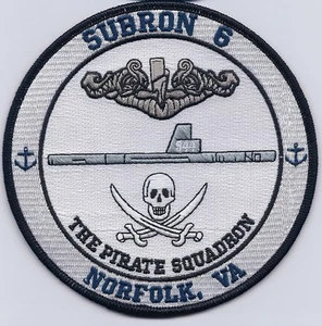 Submarine Squadron 6 - The Pirate Squadron - BCPatch Cat. No. C6953 - Bild 1 von 1