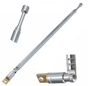 Replacement 34cm Long 5 Sections Telescopic Antenna for Radio AM FM TV - Picture 1 of 3