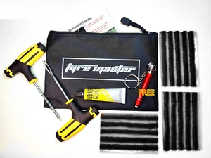 Tyre Repair kit 22pcs Car Van Tubeless Tire Emergency Puncher Strips Tool Kit UK - Picture 1 of 5