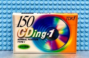 TDK  CDing I     150   1996  JAPAN  TYPE I    CASSETTE TAPE (1)  (SEALED) - Picture 1 of 6