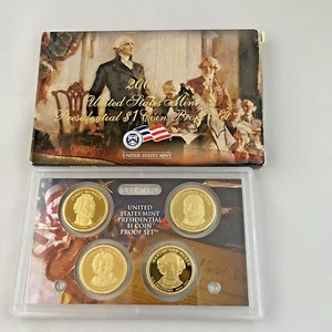 2008 U.S. Mint Presidential 1$ Dollar Coin Proof Set with OGP & COA - Picture 1 of 5
