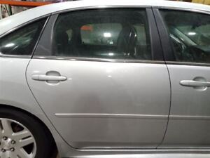 2012 Impala Right Passenger Side Rear Door Assembly Color: Silver 636r