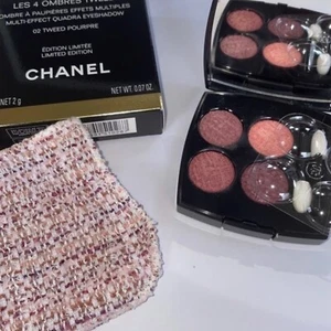CHANEL Les 4 Ombres Tweed 02 Tweed Pourpre Beauty Make Up Item Eyeshadow - Picture 1 of 4