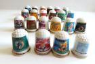 Lot of 22 Thimbles Advertising Beer Soda Coffee Juice Cigarettes Goose Shave MSR