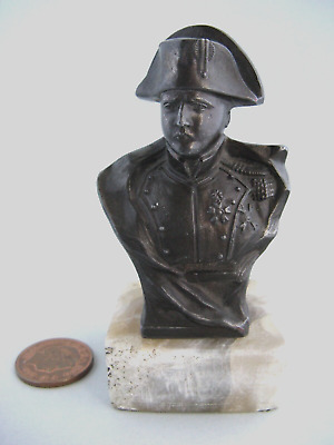 Antique Spelter Bust Napoleon , C1890 • 30£