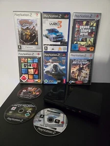⭐️ SONY PS2 KONSOLE mit CONTROLLER + verschiedene SPIELE ( 9 Stück) - Bild 1 von 5