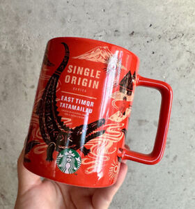 Starbucks 2023 Tatamailau, East Timor Coffee Bean Red 13oz Mug Coffee Cup