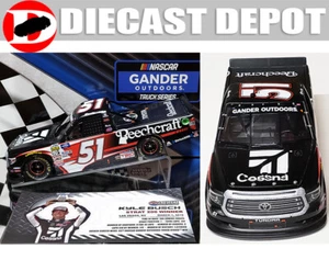 KYLE BUSCH 2019 LAS VEGAS WIN RACED VERSION CESSNA/ BEECHCRAFT TRUCK 1/24 ACTION - Picture 1 of 4