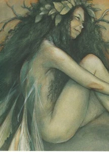Brian Froud KNOWING FAERY print - Picture 1 of 1
