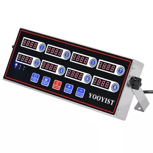 Kitchen Timers for Cooking – 8 Channel Commercial Kitchen Timer Restaurant Kitch - Picture 1 of 5