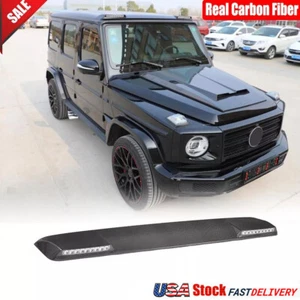 Real Carbon Front Roof Spoiler Wing For Benz G Wagon W463 W464 G550 G63 2019-24 - Picture 1 of 13