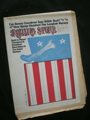 Revista Rolling Stone #118 28 de septiembre 1972 Hunter S. Thompson Ralph Steadman Foto 1 de 4