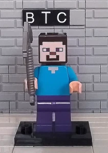 LEGO Minecraft 30647 Steve (Hell Nougat) - Dunkellila Beine Minifigur! - Bild 1 von 4