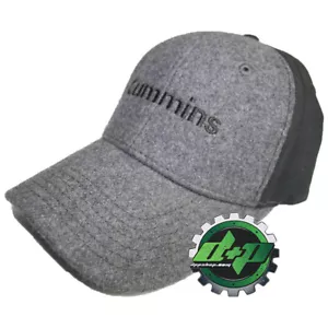 Cummins Bighorn hat ball cap truck diesel gear mega cab dually Gray Wool - Picture 1 of 2
