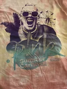 P!NK ROSA Alecia Moore Carnevale Estate 2023 Maglietta Unisex Grande Ufficiale Nuova - Foto 1 di 7