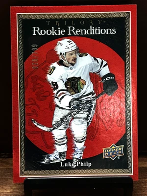 2023-24 Upper Deck Trilogy - Rookie Renditions Luke Philp Red /799 (RC) - Image 1 of 2