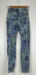 Lululemon Align hoch geschnittene Hose mit Taschen 25" Palm Court Multi Größe 4 Leggings - Bild 1 von 7