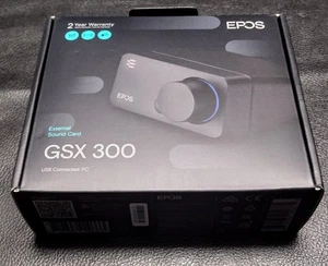 New Sealed EPOS Sennheiser GSX 300 Gaming Dac - External Sound Card - Black - Picture 1 of 3