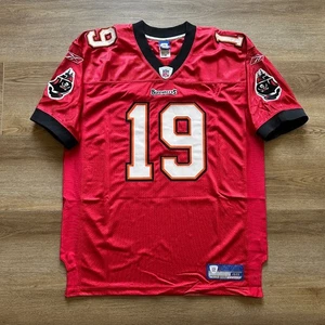 Vtg Reebok Keyshawn Johnson Tampa Bay Buccaneers Sewn Authentic Jersey 48 - Picture 1 of 3