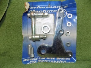 Performance Machine Motor Factory Front Left Caliper Bracket Harley Davidson new - Picture 1 of 3