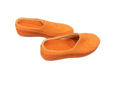 耐克 Air Force 1 骡子鞋男式 7.5 码一脚蹬麂皮绒舒适拖鞋  — 第 1/4 张图片