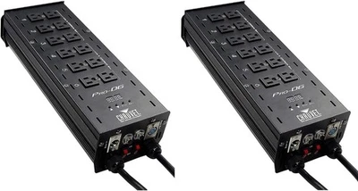 Chauvet DJ PRO-D6 DMX 512 6-Channel Dimmer / Relay Switch Pack 20 Amp Connector - Image 1 of 4