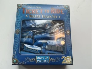 DELUXE TRAIN SET For TICKET TO RIDE - 20th Anniversary- Blue Trains - SEALED - Picture 1 of 3