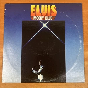 Elvis Presley Moody Blue 1977 RCA AFL1-2428 Vinyl LP Vintage Record Transparent - Picture 1 of 10
