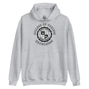 College of Useless Knowledge, Sweatshirt. Retro.University, Alumni,unisex hoodie - Picture 1 of 9