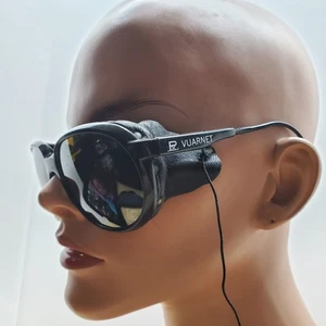 Vintage SKILYNX VUARNET Sonnenbrille - Gletscher rund - bernsteinfarbene Gläser - Frankreich - Bild 1 von 11
