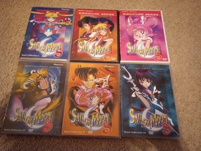 Sailor Moon S Heart Collection I II III IV V VI DVD Complete READ DESCRIPTION - Image 1 of 4