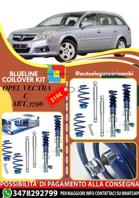 🎀Art.3796 Kit assetto sportivo  a ghiera Blueline adatto per Opel Vectra C 🎀 - Imagen 1 de 4