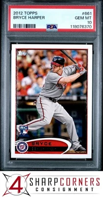 Bryce Harper RC 2012 Topps #661 PSA 10 Foto 1 de 3