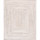 Pasargad Home Lagos 3' X 5' Hand Braided Ivory Rug