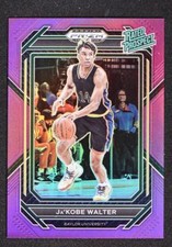 2023-24 Prizm Draft Picks Rated Prospect Purple #5 Ja'Kobe Walter /75