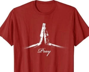 T-Shirt Pray Hands of Prayer religiös Jesus modlitwa Jezus UNSERE DAME - Bild 1 von 52