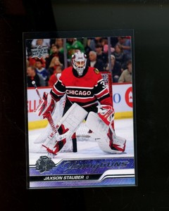 2023-24 Upper Deck Series 1 Young Guns Jaxson Stauber RC #207 Ottawa Senators