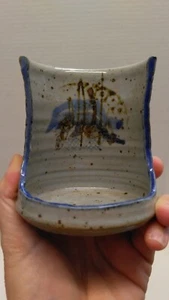 Portavelas de cerámica artística firmado Padgett Studio - Imagen 1 de 10