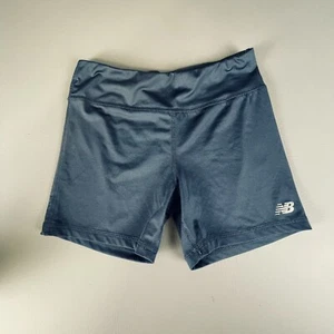 NEW BALANCE GIRLS Dark Gray ATHLETIC SHORTS Size 10/12 - Picture 1 of 4