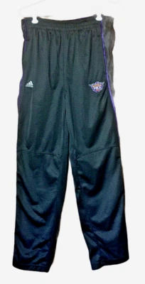 Adidas Phoenix Suns Break-Away Mesh Warm Up Pants Snaps Black Youth Size Large  - Image 1 of 4