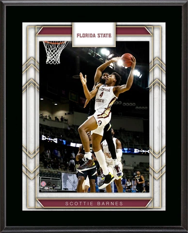 Scottie Barnes Florida State Seminoles 10.5" x 13" Player Plaque Cover