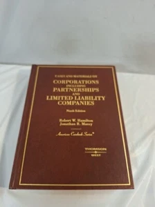 American Casebook Ser.: Cases and Materials on Corporations 2003 - Bild 1 von 9